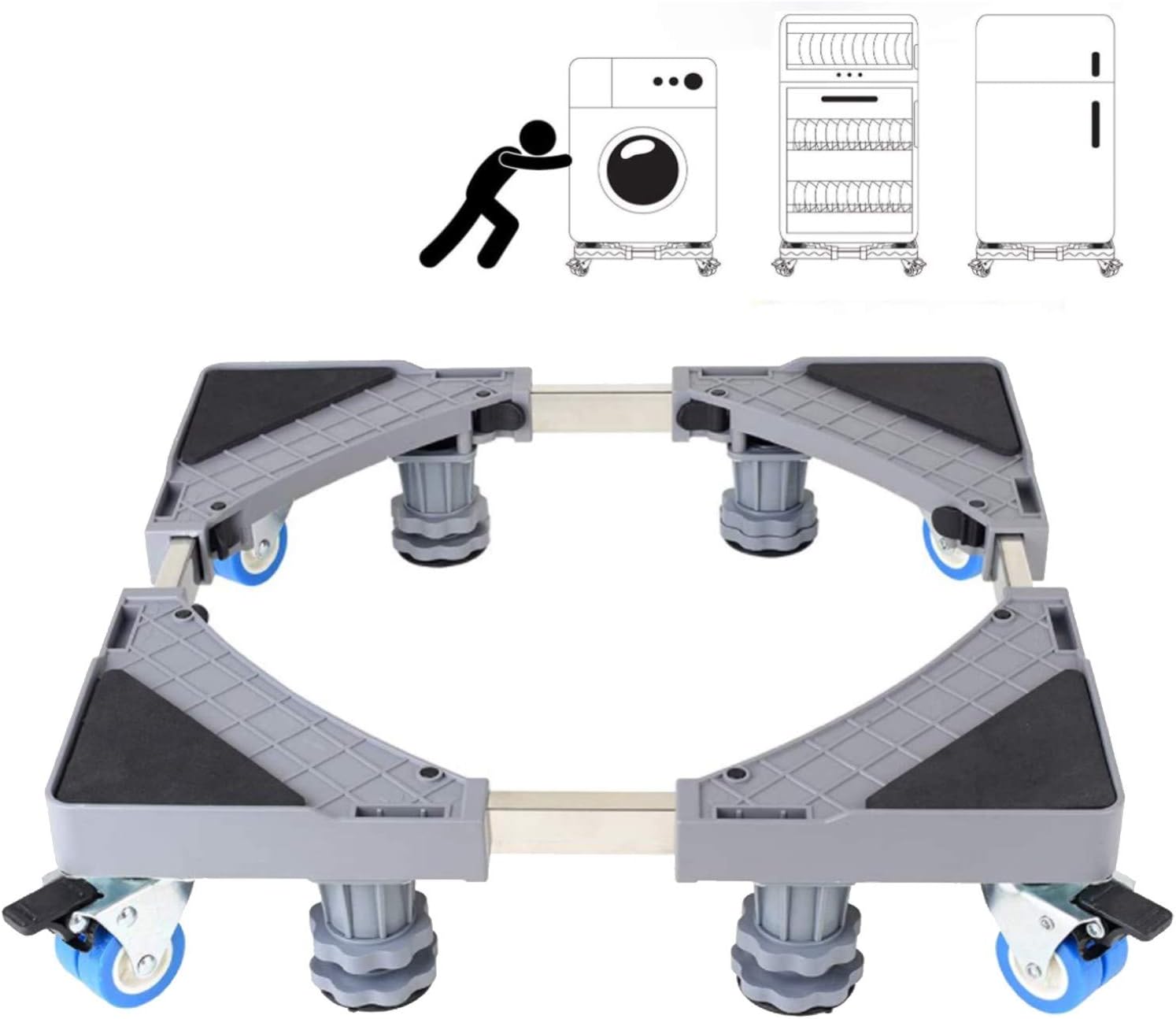 Multi Function Roller Stand. Adjustable   Refrigerator Stand