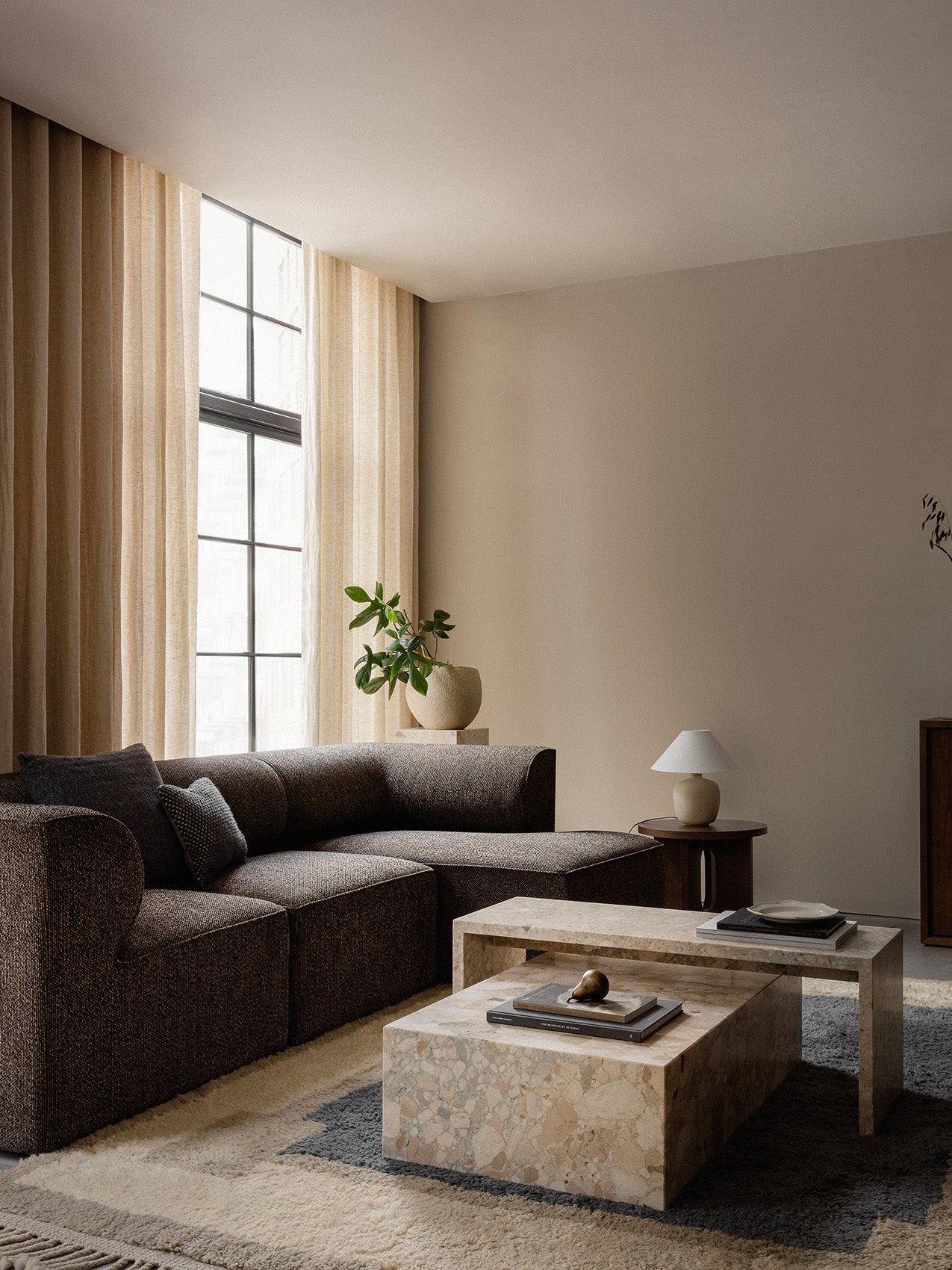 Eave Sectional. 34 Depth. Chaise Modules