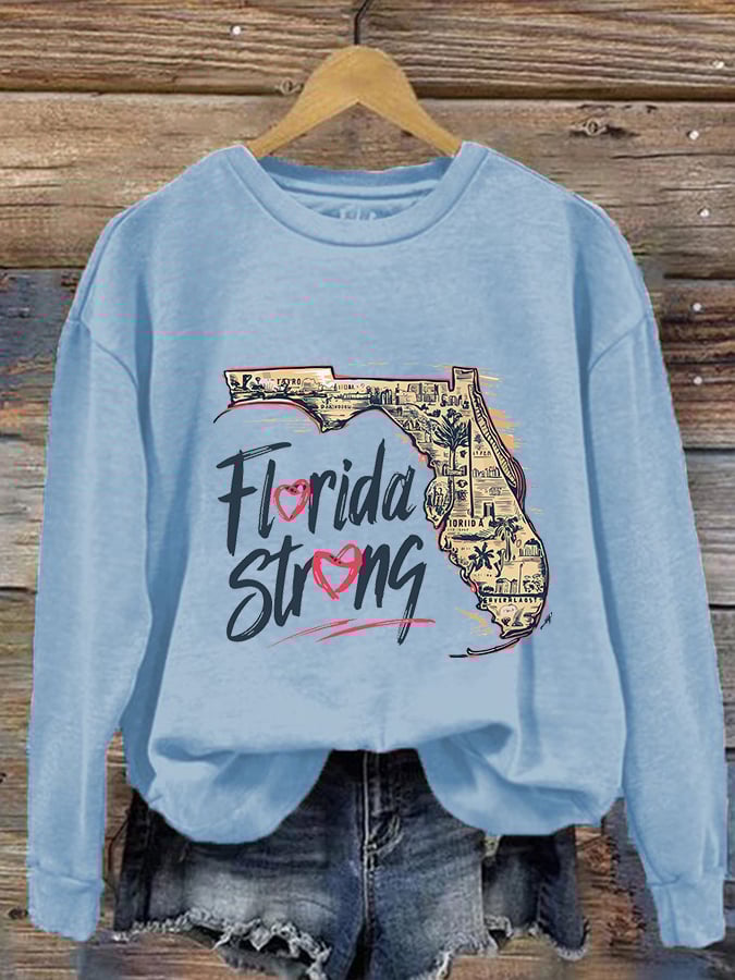 Women's Florida Strong Printed Sweatshirt