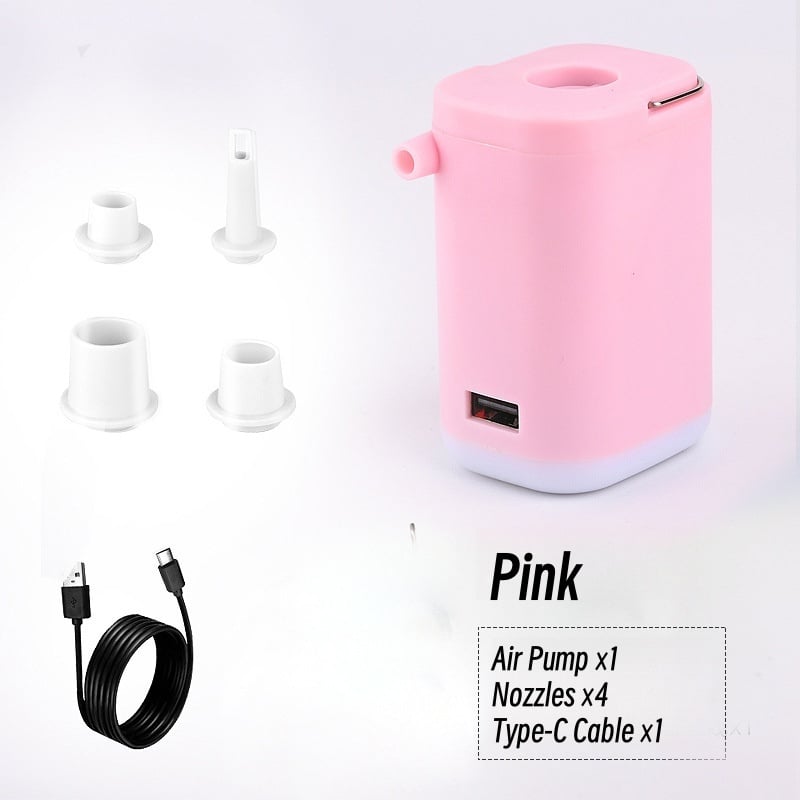 Mini Portable Air Pump with Light