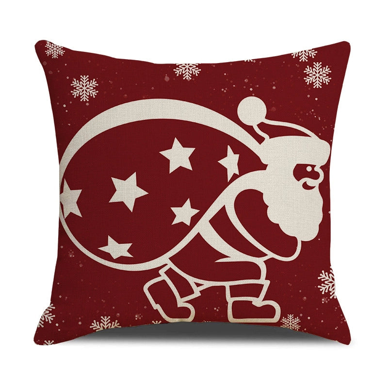 Fashion Letter Elk Polyester Pillow Cases