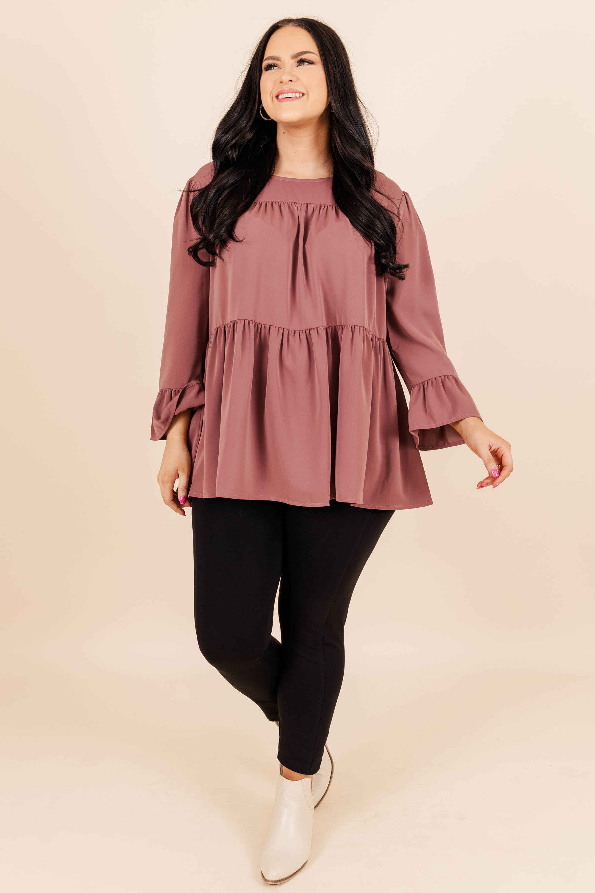 Day Dreaming About You Top. Mauve