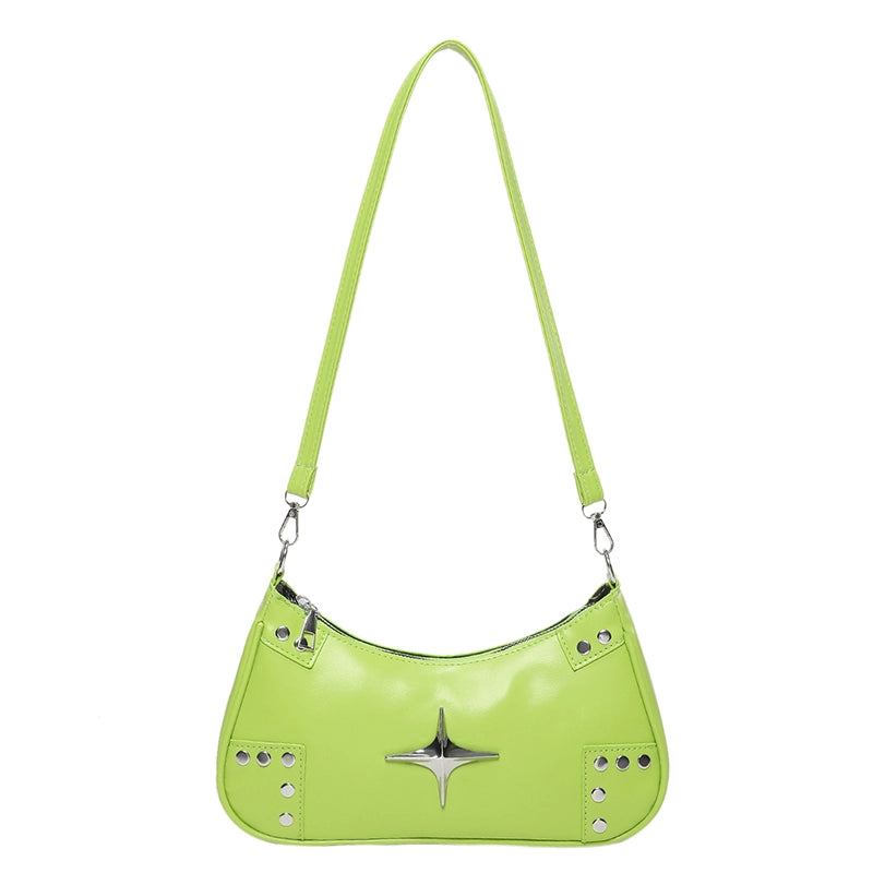 Women's Classic Style Streetwear Solid Color Pu Leather Shopping Bags