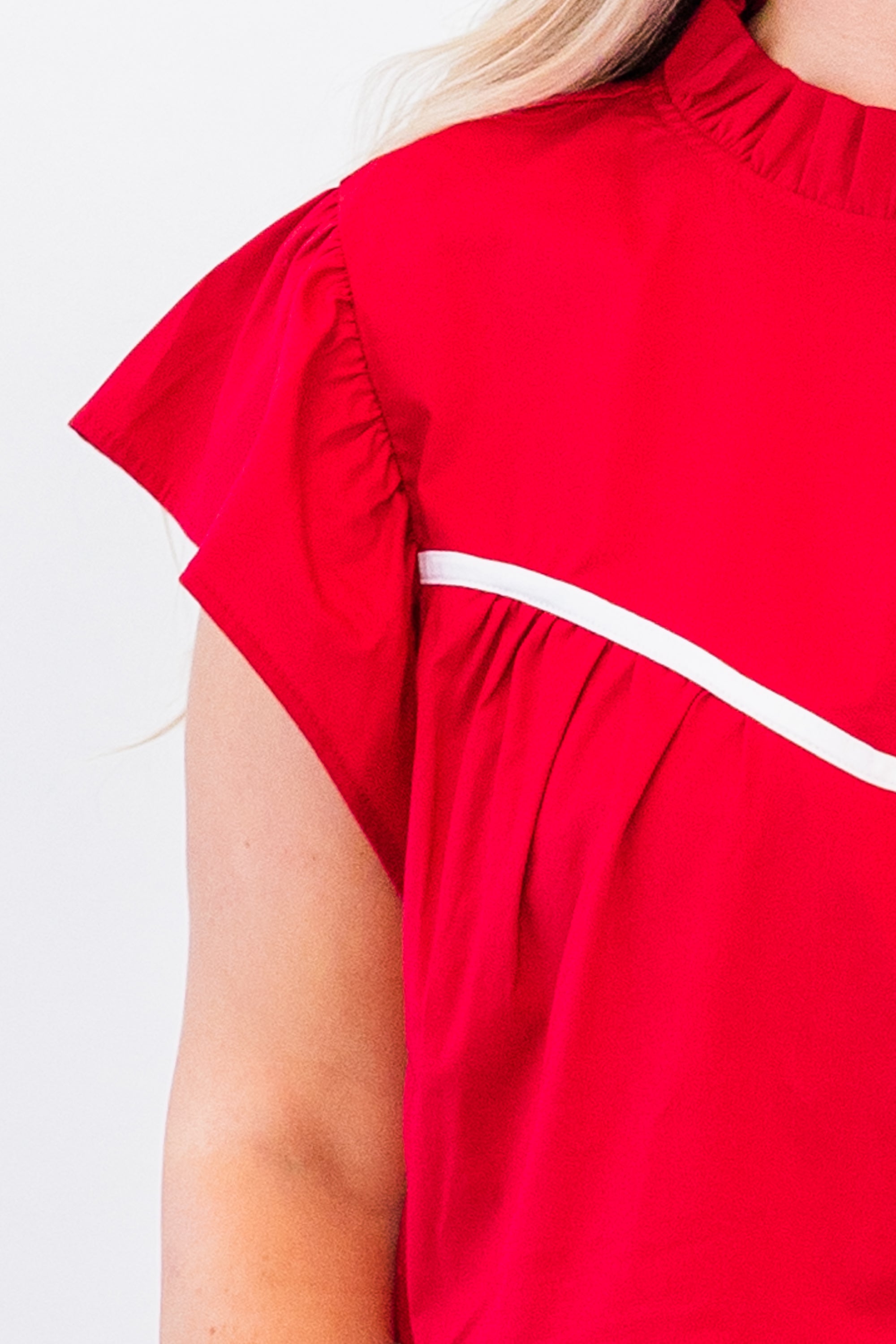 All The Spirit Top. Crimson-White