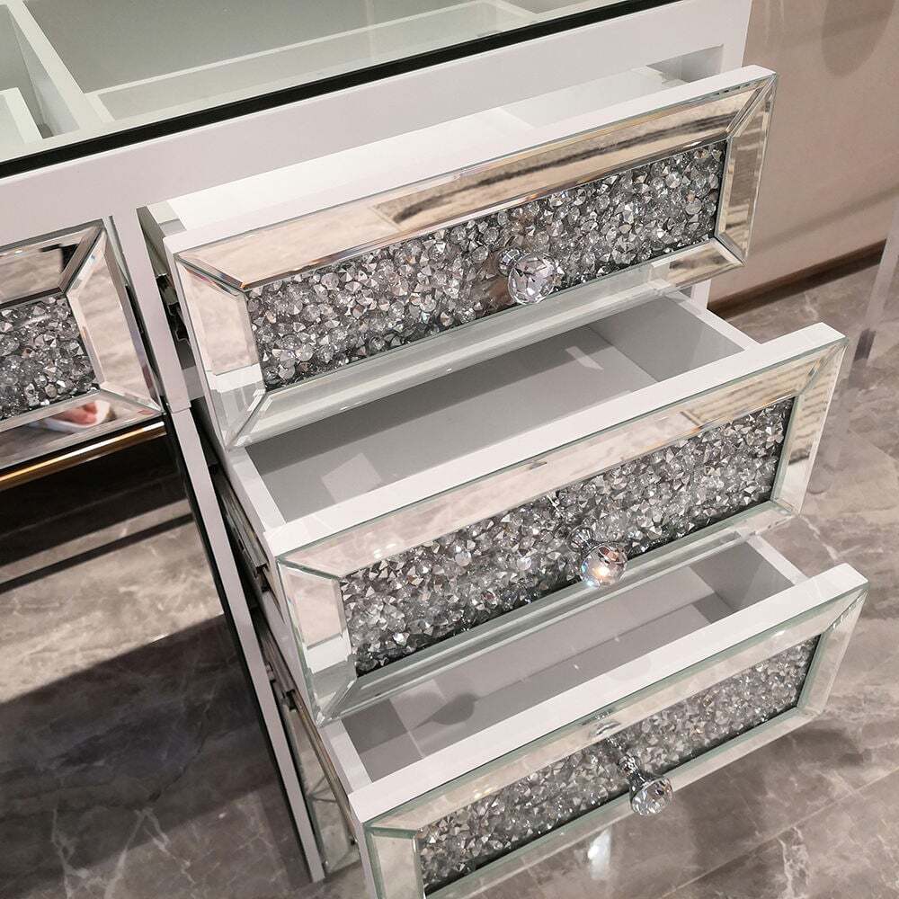 🔥Limited Sale🔥 Vanity Table with Hollywood Mirror