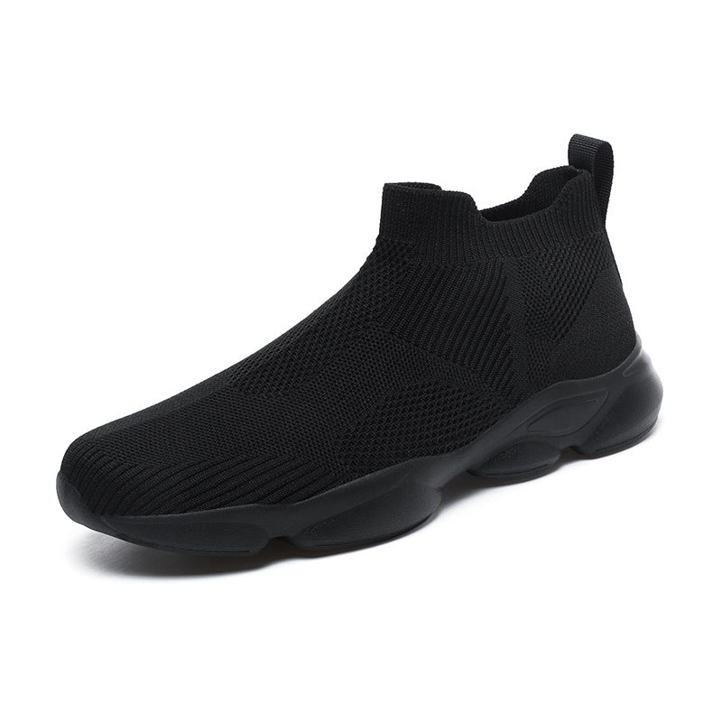 Men's Fly-Woven High-Top Breathable Casual Shoes