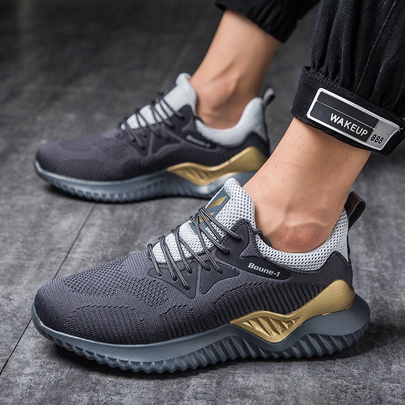 Men's Thick-soled Lightweight Running Shoes