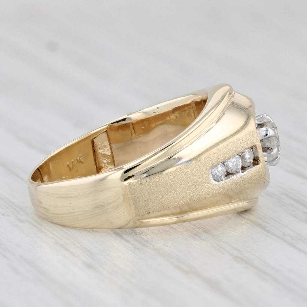0.28ctw Diamond Ring 14k Yellow Gold Size 6.75 Engagement