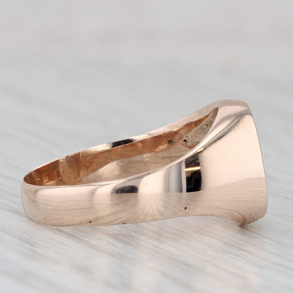 Vintage Delta Gamma Sorority Signet Ring 10k Rose Gold Size 5