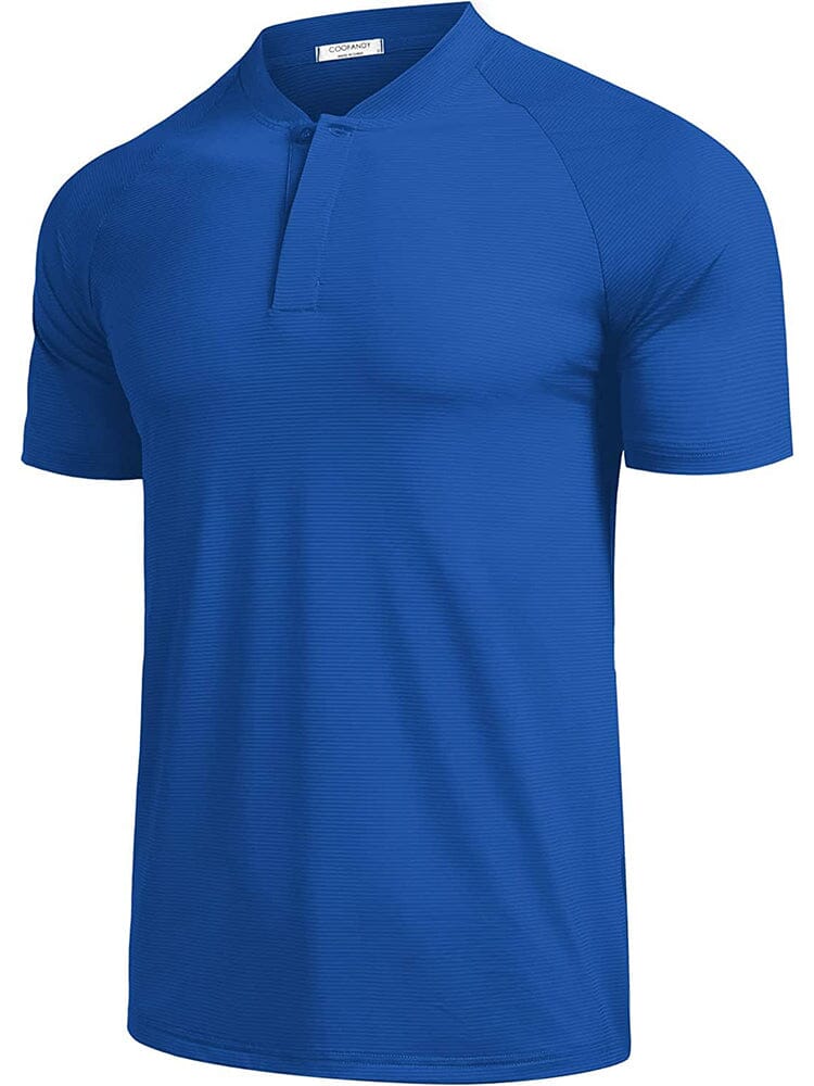 Short Sleeve Collarless Golf Polo Shirts (US Only)