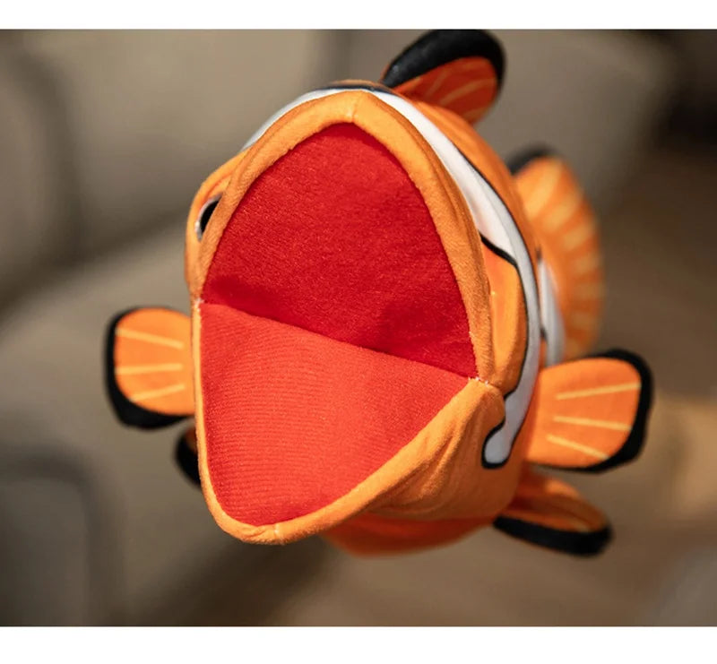 Stuffed Plush Animals Toys Hand Finger Story Puppet Kawaii Dolls Educational Toys Octopus Penguin Clown Fish Birthday Gift