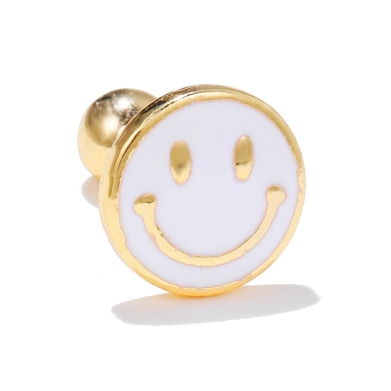 Ear Cartilage Rings & Studs Minimalist Star Brass No Inlaid