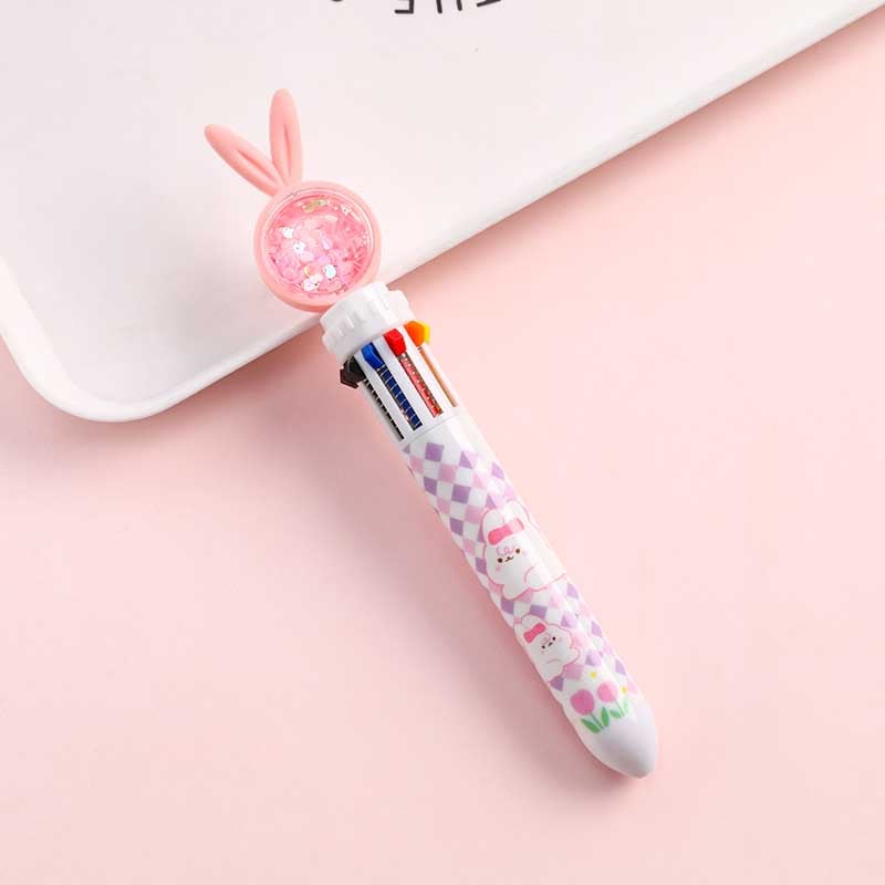 10 Color Cartoon Rabbit Pens🐰