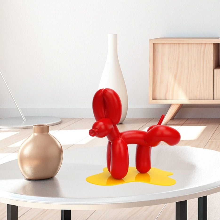 Balloon Dog Doing Number One Sculpture