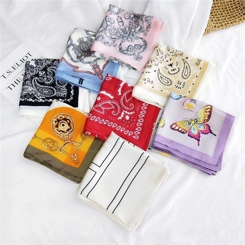 Fashion New 70 Small Square Scarf Silk Small Scarf