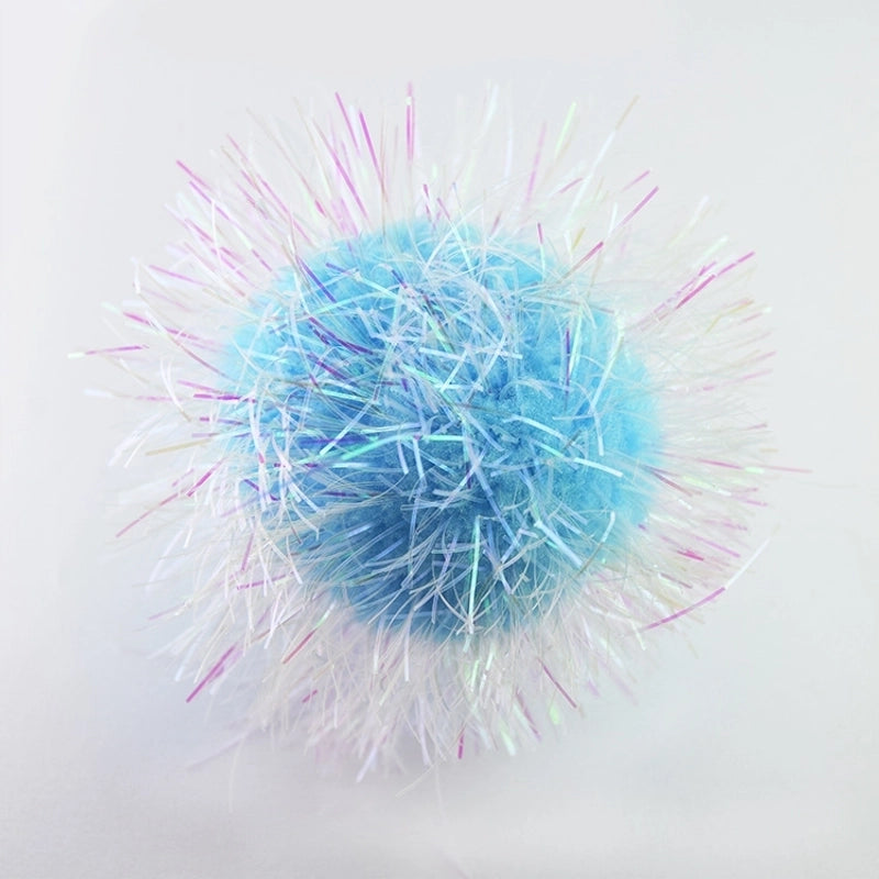 Mixed Color Ring Paper Ball Pet Toys Holiday Supplies