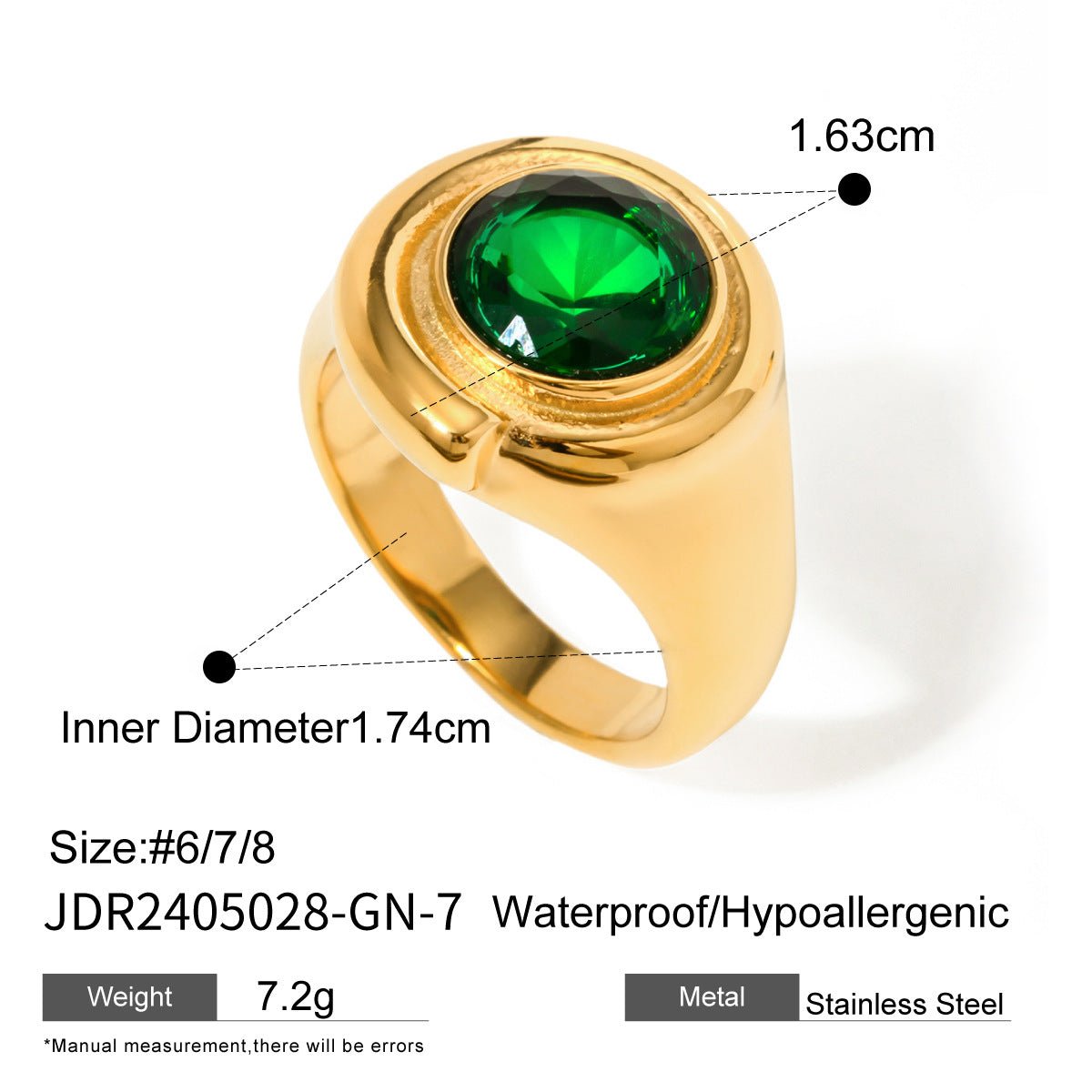 Jie Ding Stainless Steel Ring Titanium Steel Female Niche Design Ring Ring