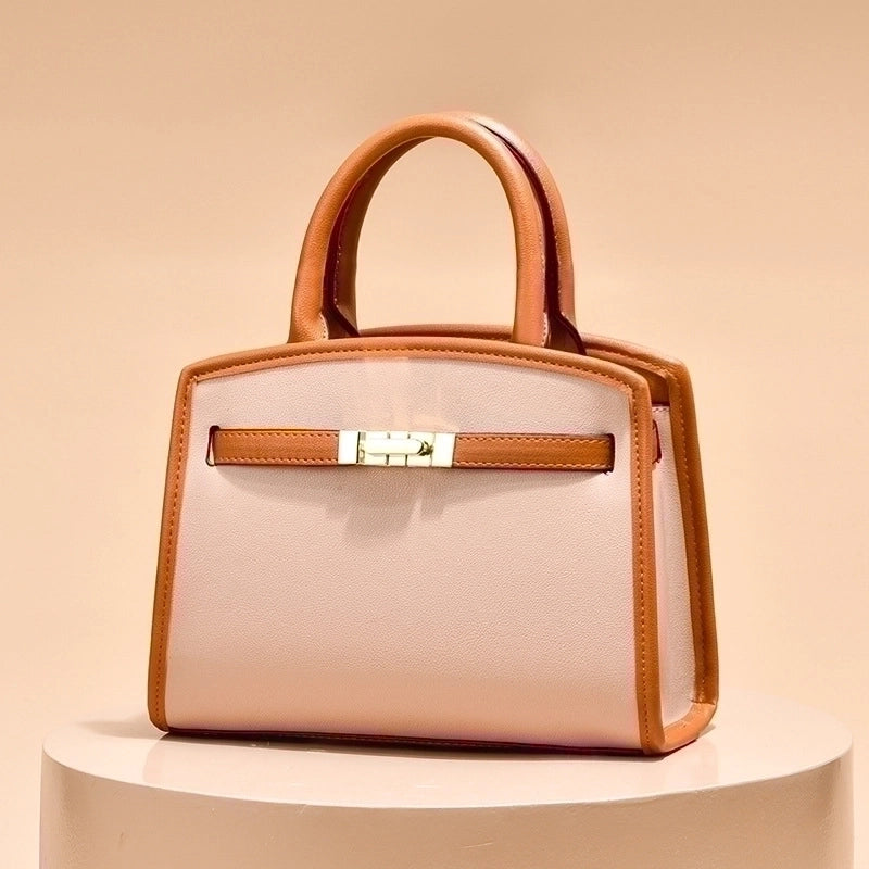 Women's Medium All Seasons Pu Leather Classic Style Square Bag