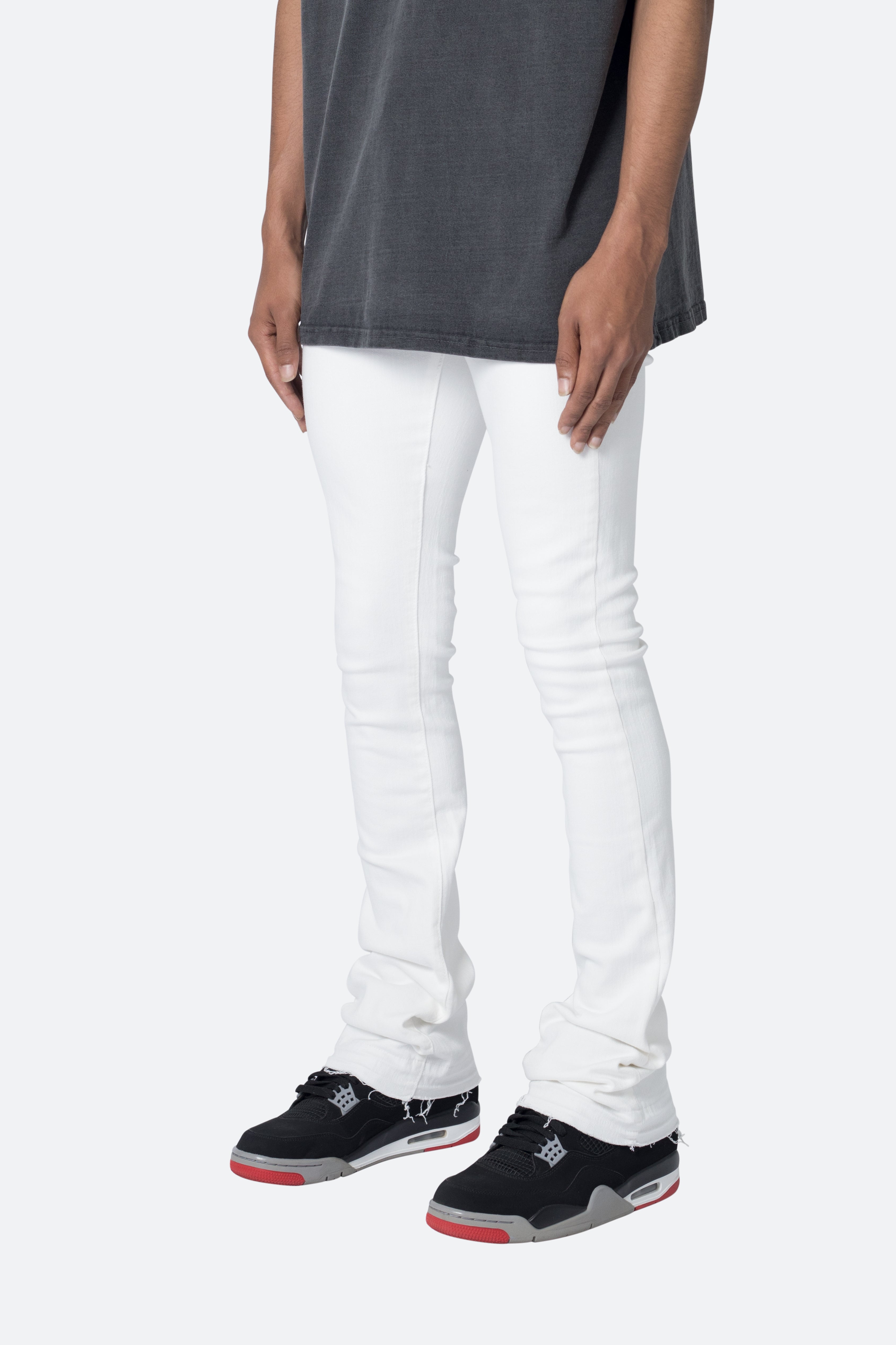 X514 Skinny Stacked Denim - White