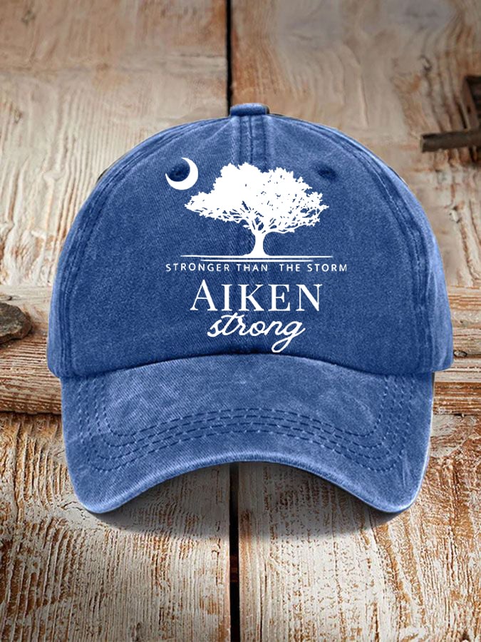 Aiken Strong print hat