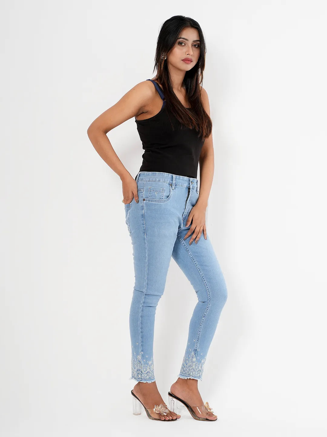 Women Denim Long Pant