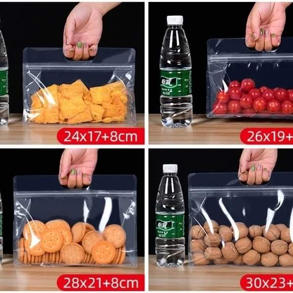 4 PIECES SEALED AIRTIGHT PLASTIC BAGS