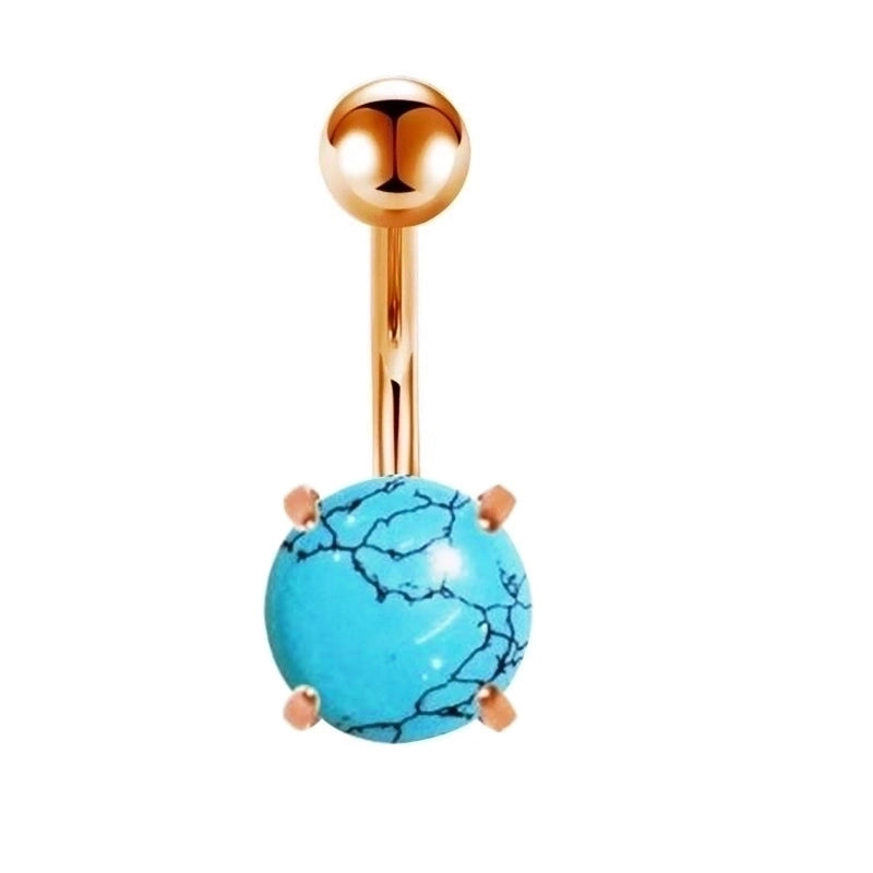 Minimalist Geometric Stainless Steel Plating Belly Ring 1 Piece