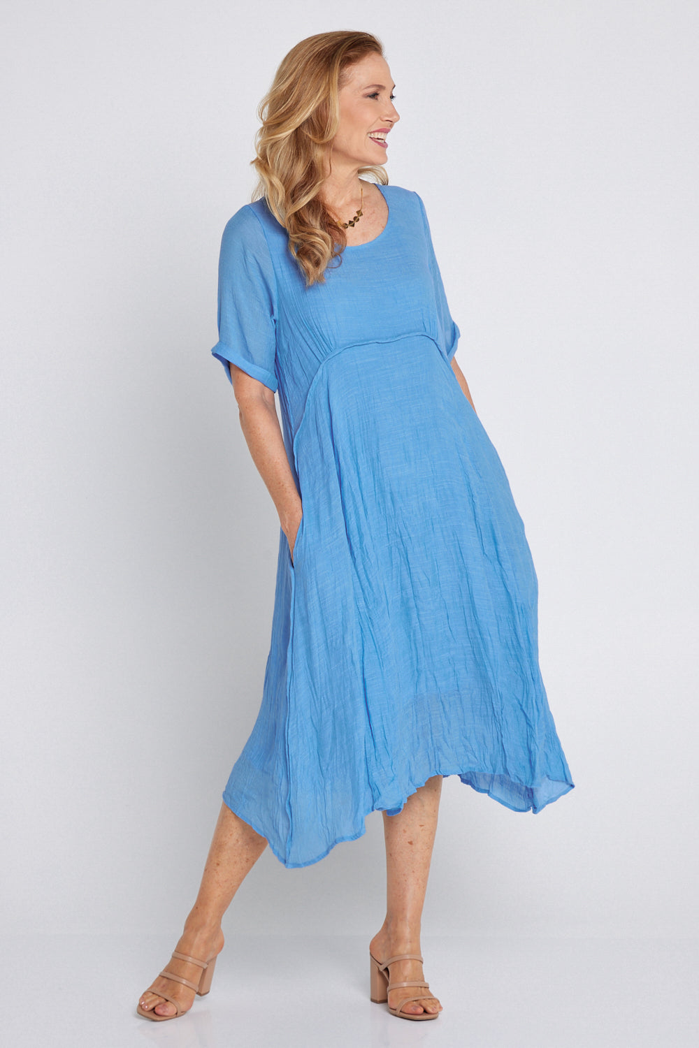 Waterhouse Dress - Denim Blue