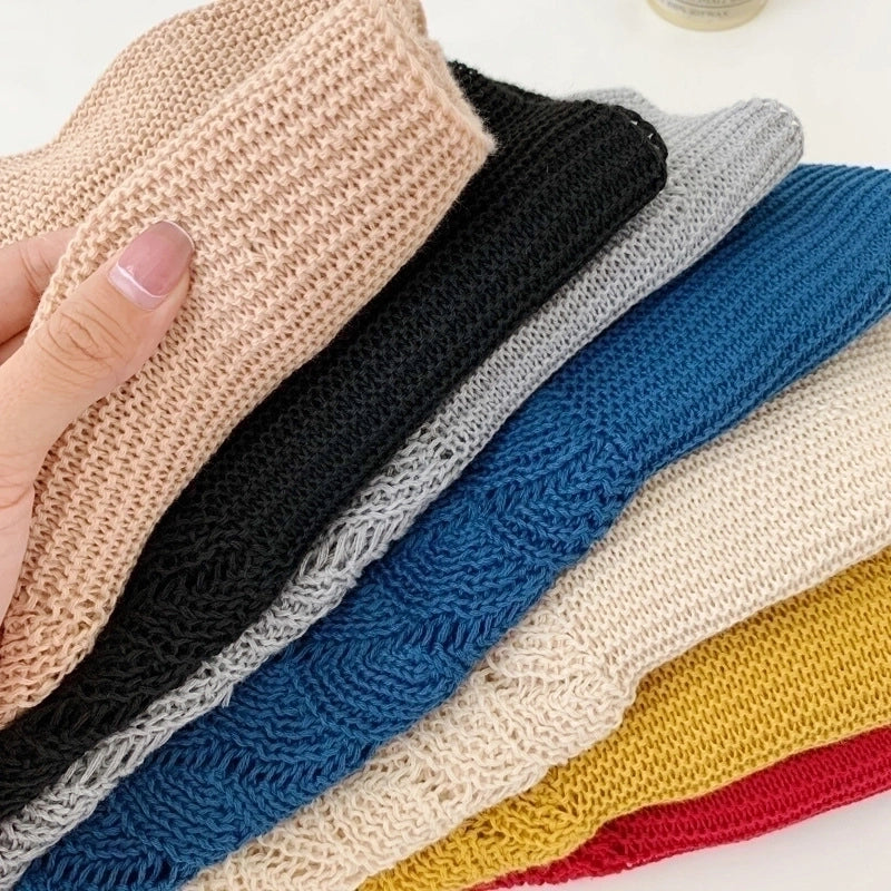 Women's Sweet Solid Color Polyester Shawl