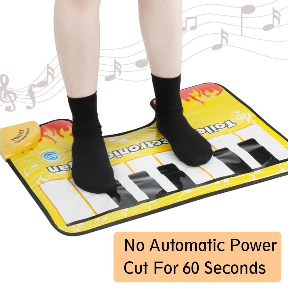 Artistic Piano Sounding Carpet For Bathroom