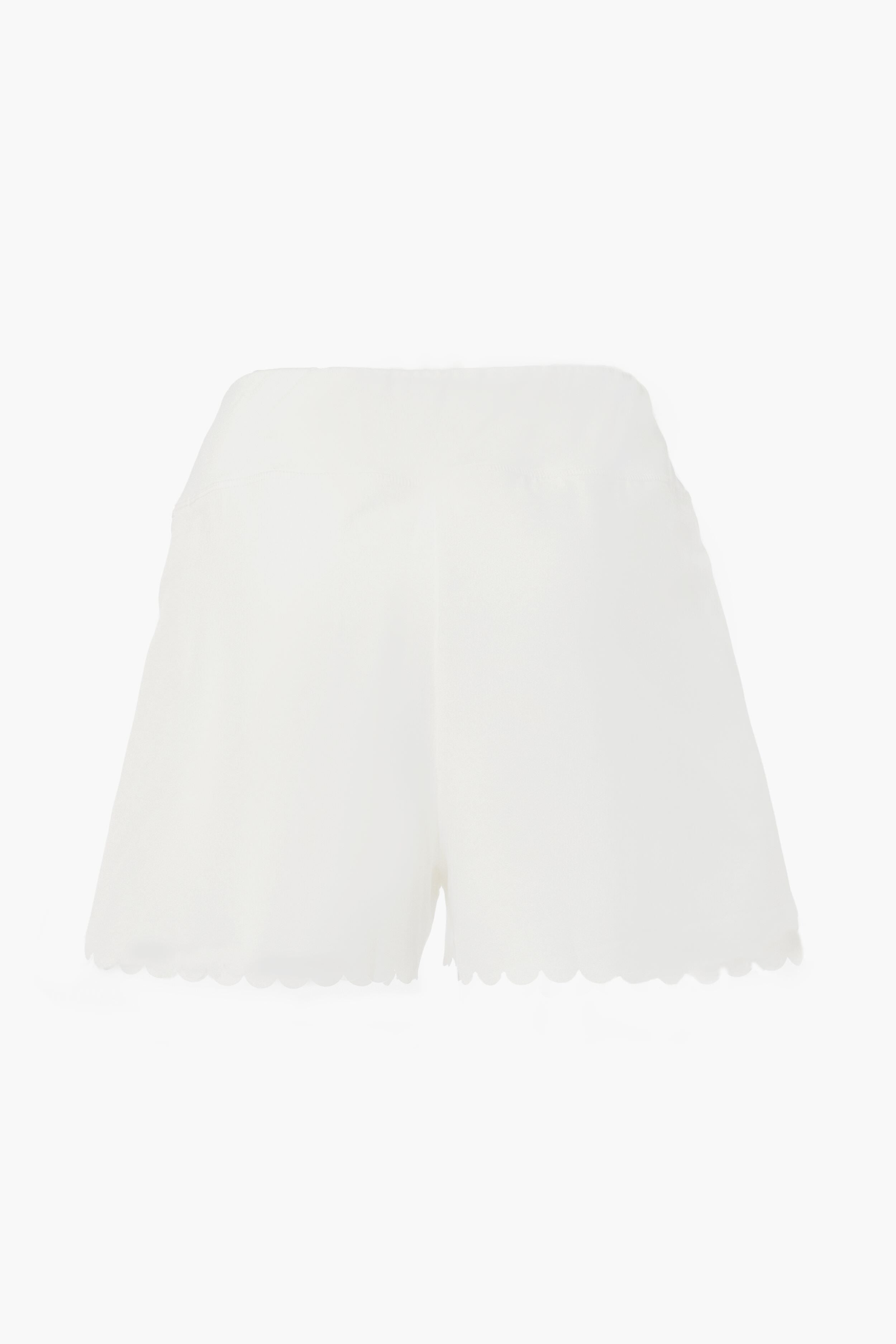 White Scallop Marisa Short