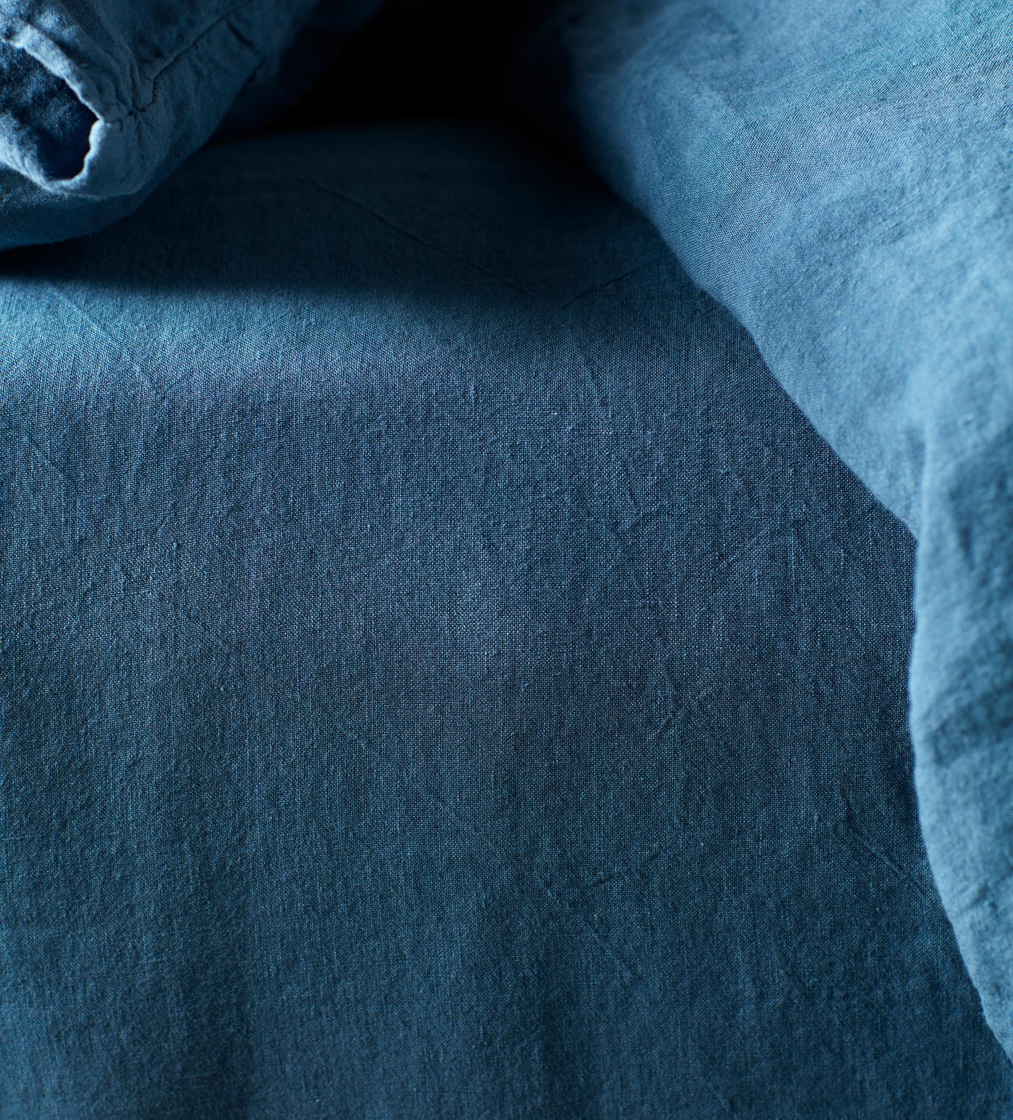 Peacock 100% Linen Duvet Cover