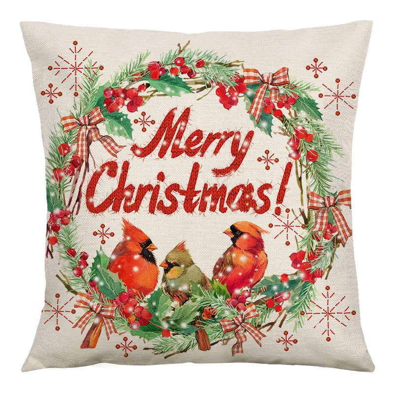 Cute Plant Linen Pillow Cases