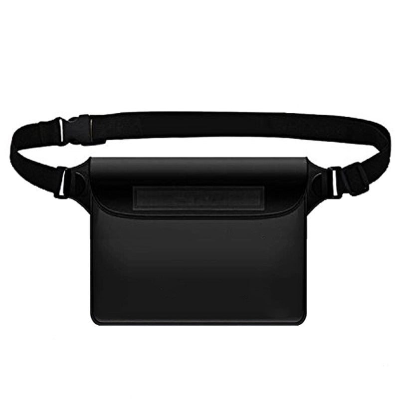 Unisex Casual Solid Color PVC Waist Bags