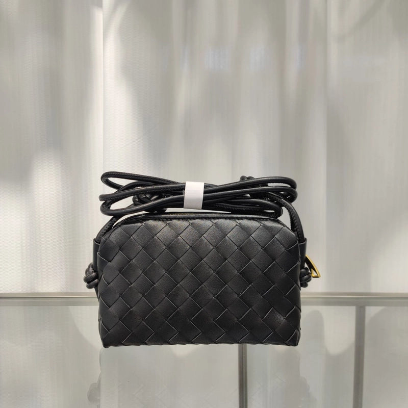 New Square Woven Cloud Bag Genuine Leather  Women's Bag Fashionable Hand-held Shoulder Crossbody Bag For Women