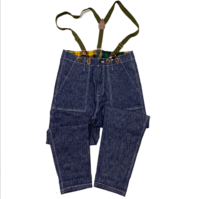 Loose Plus Size Casual Multi-pocket Denim Straight Pants