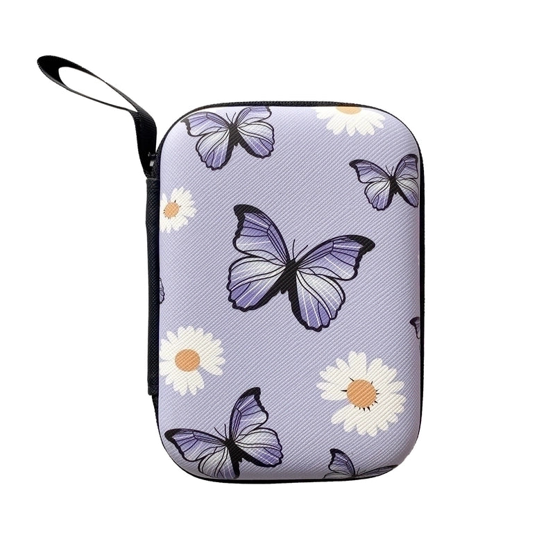 Women's Fruit Butterfly Pu Leather Zipper Coin Purses