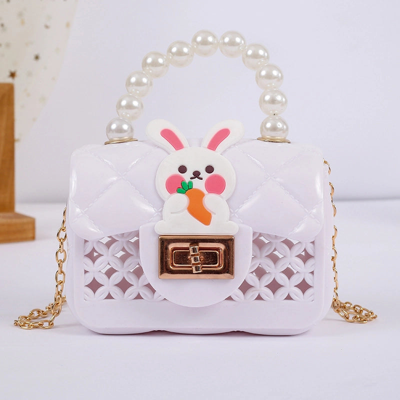 Women's All Seasons Pvc Animal Streetwear Square Lock Clasp Handbag