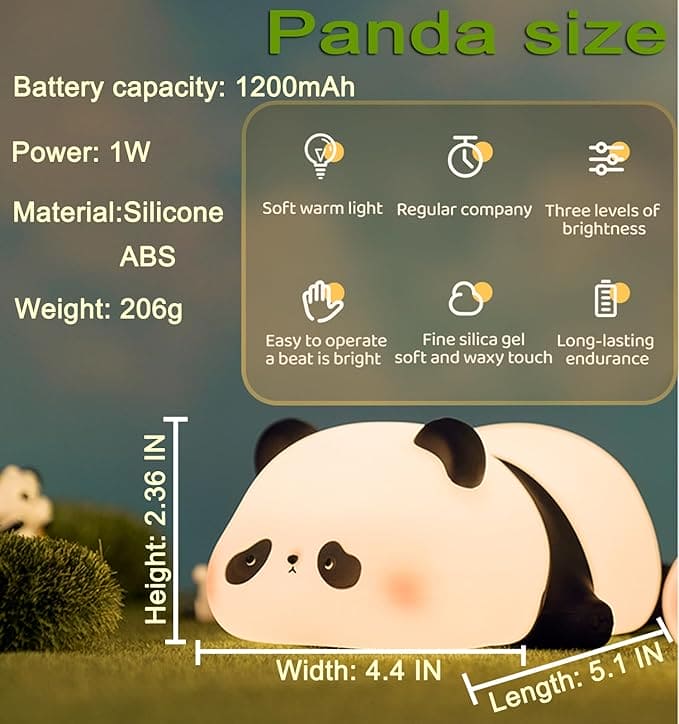 CUTE PANDA DESIGN NIGHT LIGHT
