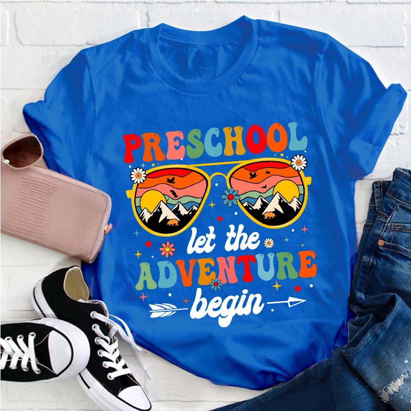 Personalized Let The Adventure Begin Teacher T-Shirt