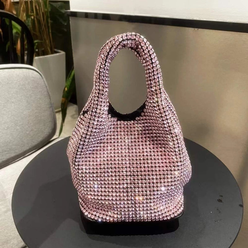 Women's Small Autumn Rhinestone Vintage Style Handbag