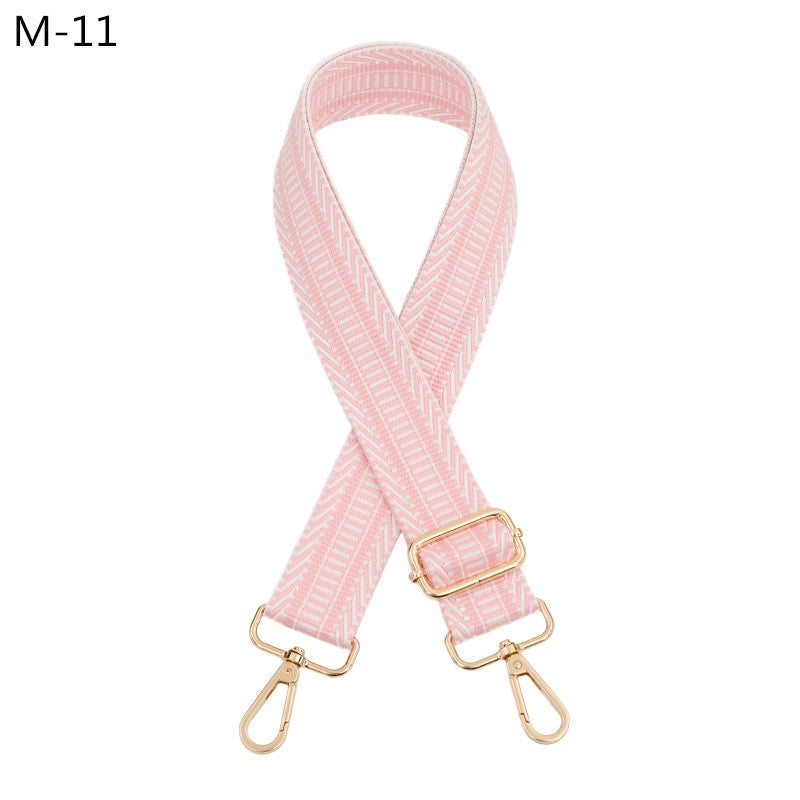 All Seasons Polyester Color Block Bag Strap