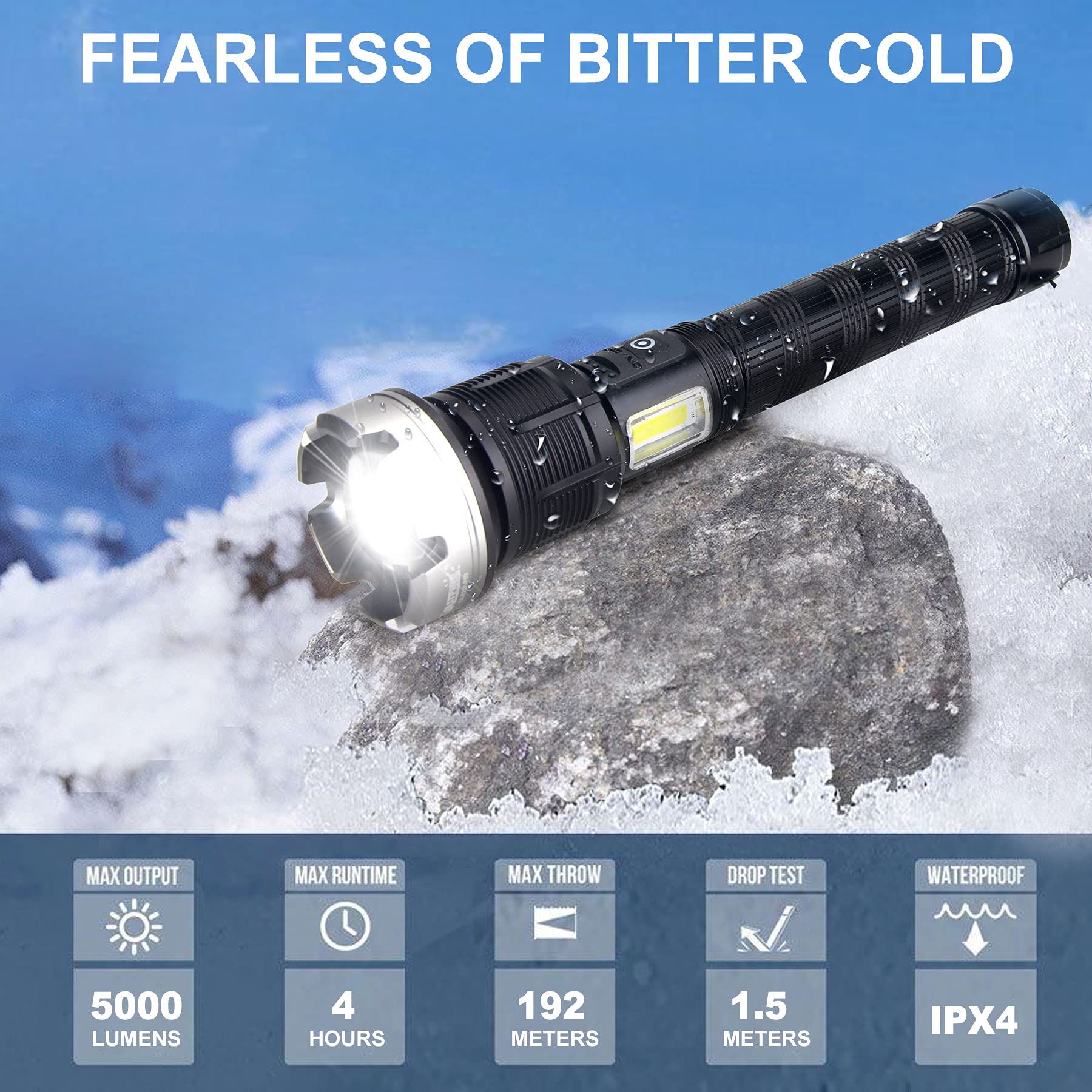 🎁Last Day Promotion- SAVE 48%🏠LED Rechargeable Tactical Laser Flashlight(Buy 3 Free Shipping)