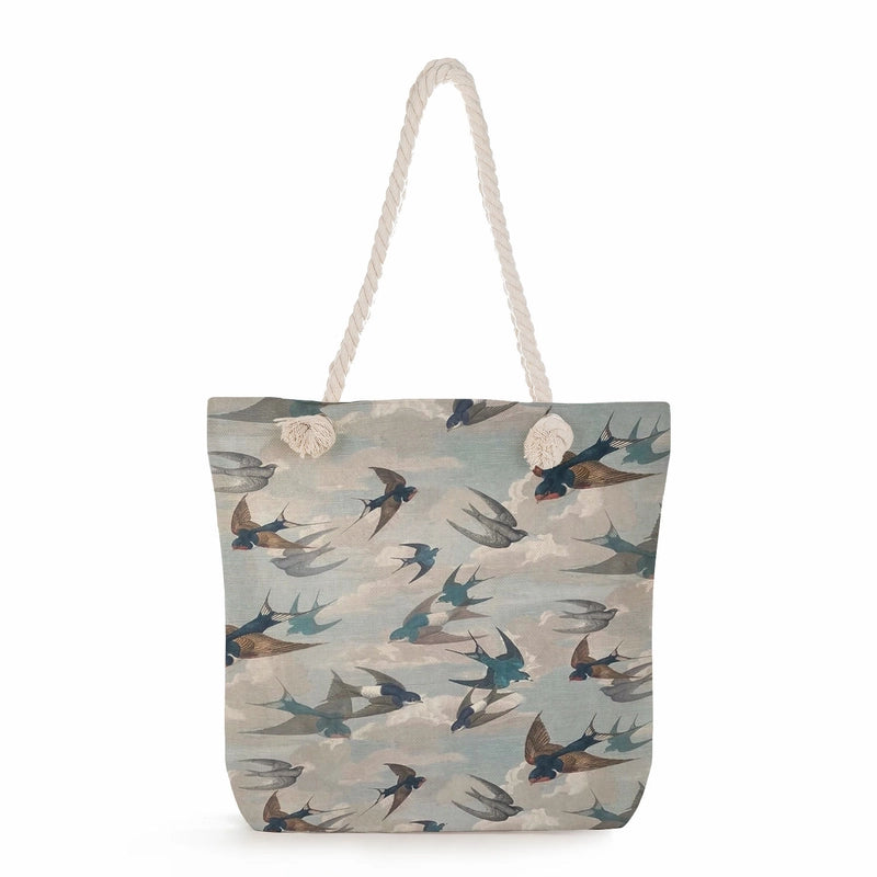 Women's Medium Linen Flower Vintage Style Classic Style Square Zipper Shoulder Bag