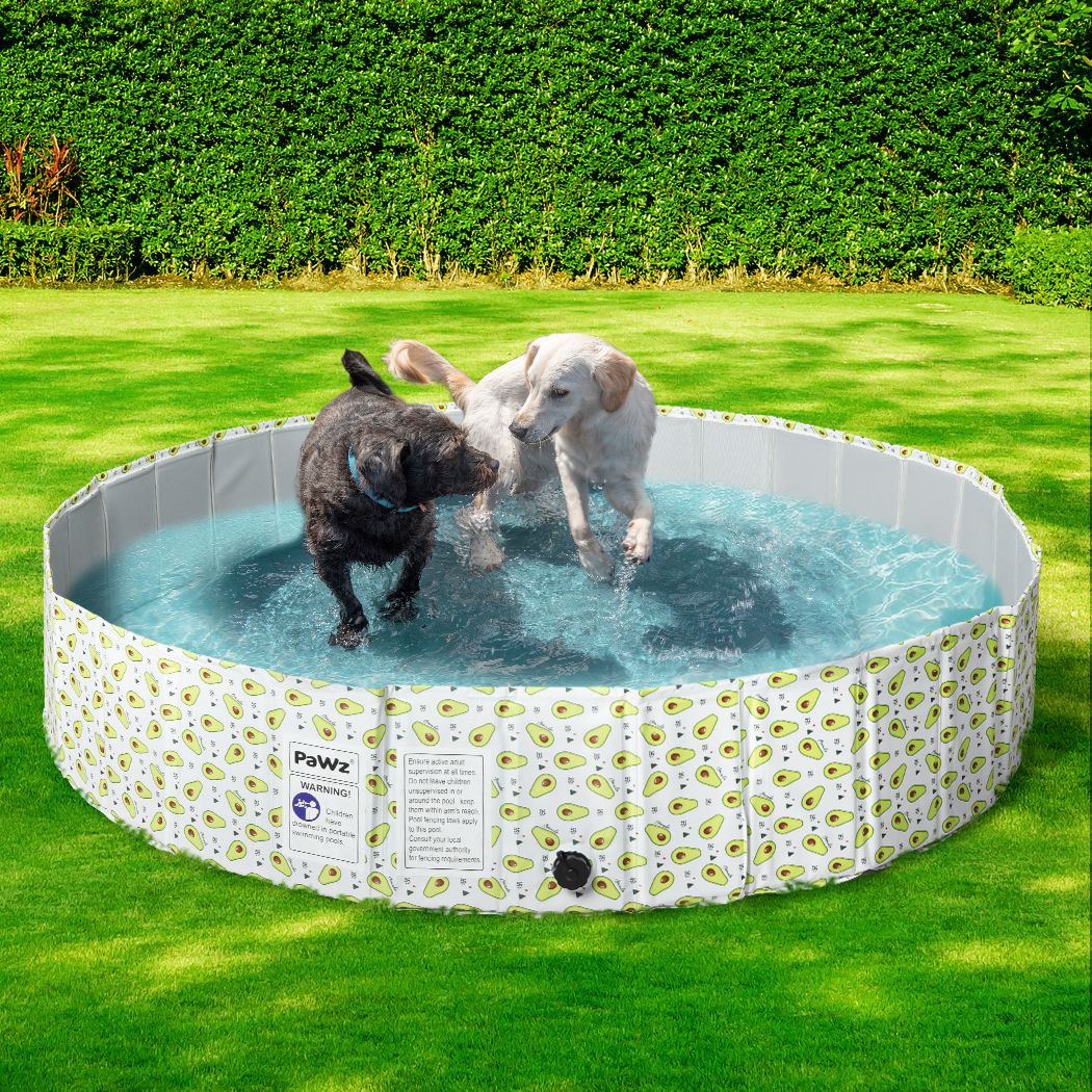 Foldable Pet Swimming Pool in Avocado Print (Various Sizes)