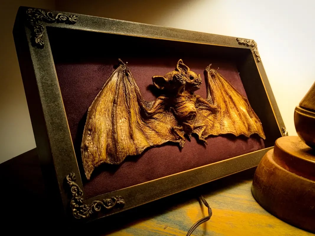 Artificial Bat Taxidermy - Wacky Art🦇