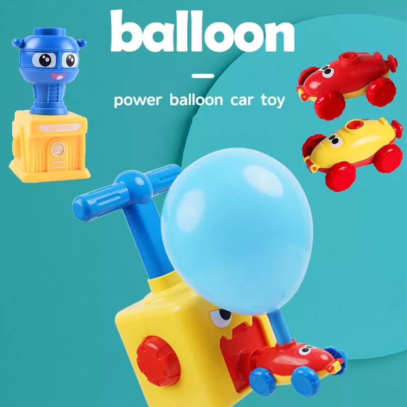 BALLOON LAUCHER CAR TOY