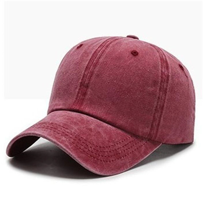 Women's Minimalist Commute Solid Color Curved Eaves Baseball Cap