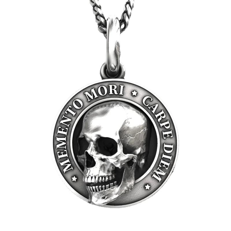 🔥 Memento Mori Skull Pendant