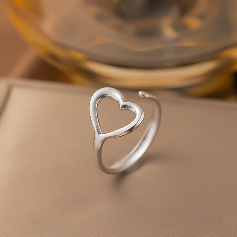 3 Pieces Minimalist Solid Color Titanium Steel Plating Rings